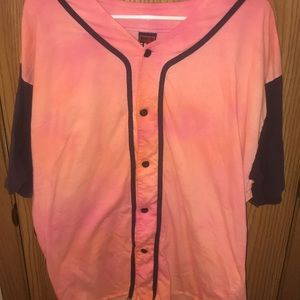 Upcycled baseball shirt